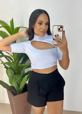 Cropped Canelado - Ref 10047