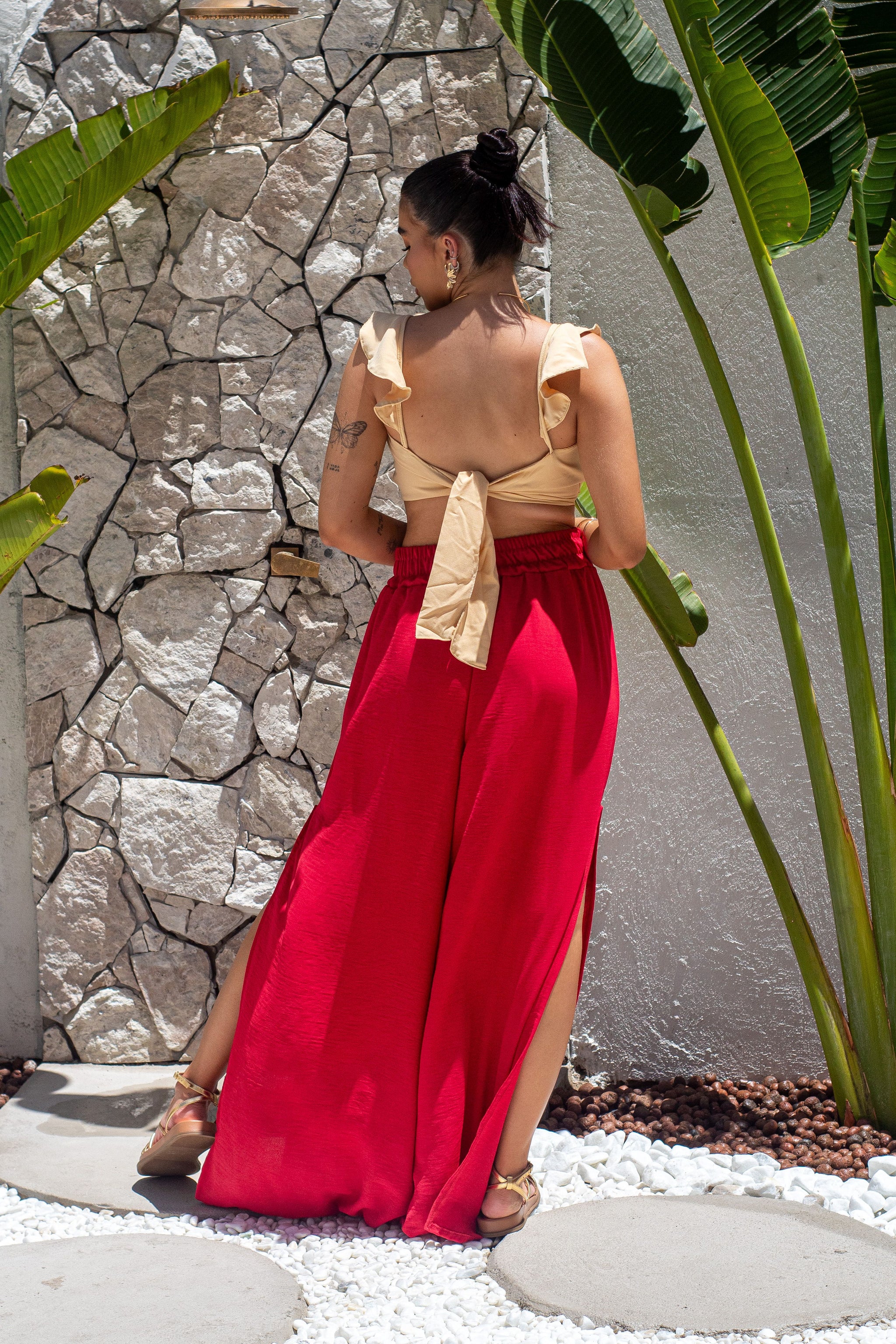 Cropped em Crepe Seda - Ref 4845