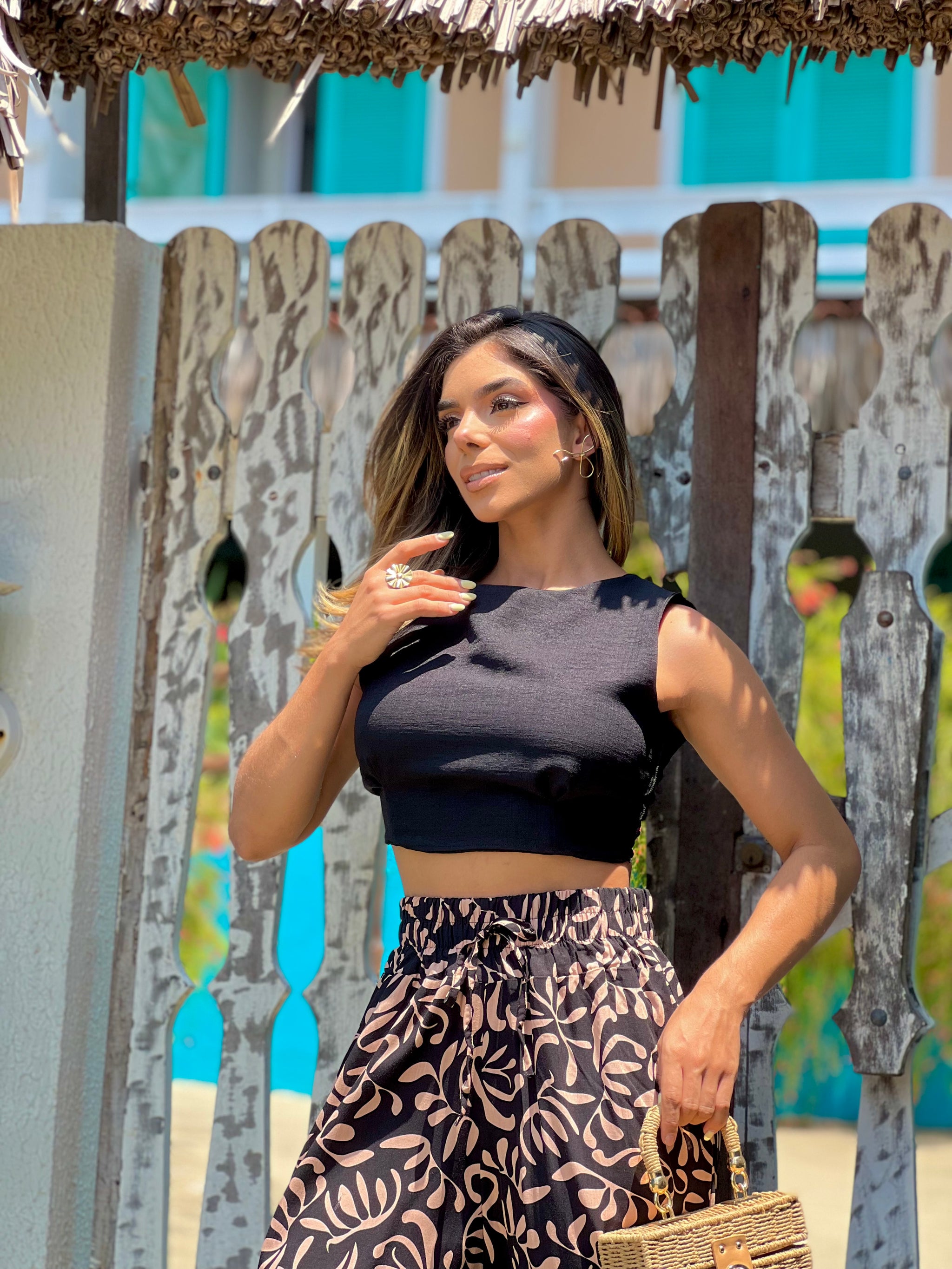 Cropped em Viscolinho - Ref 5440