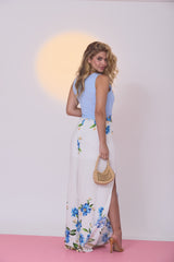 Calça Pantalona em Viscolinho - Ref 1512