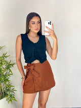 Short Saia em Linho - Ref 1533