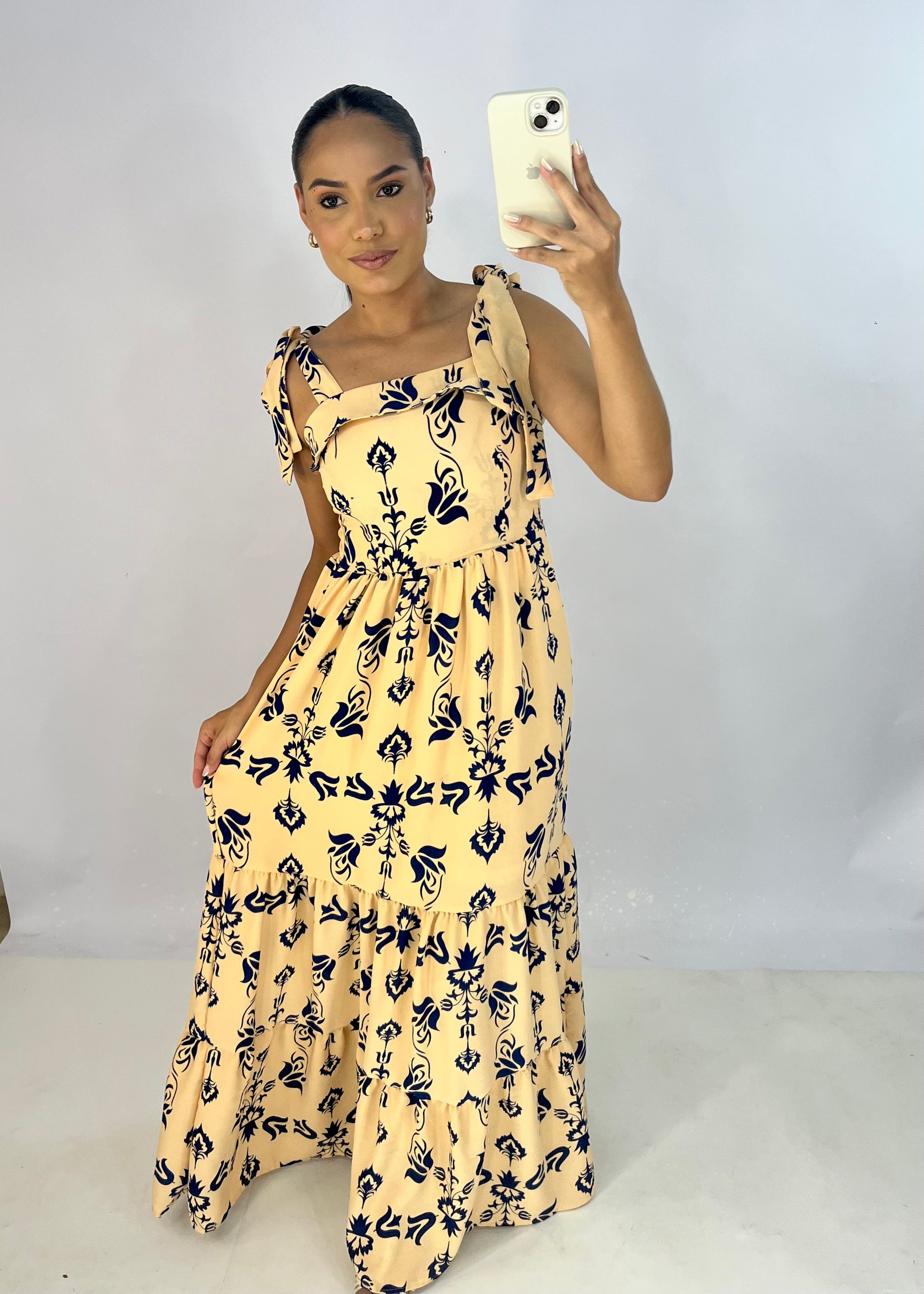 Vestido Longo em Crepe - Ref 2288
