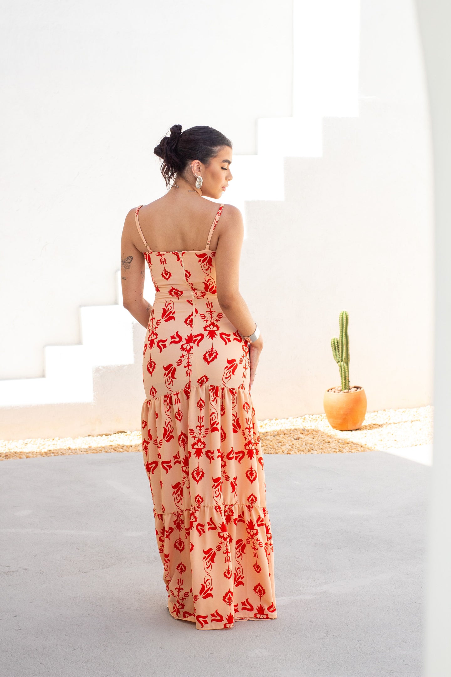 Vestido Longo em Crepe - Ref 2763