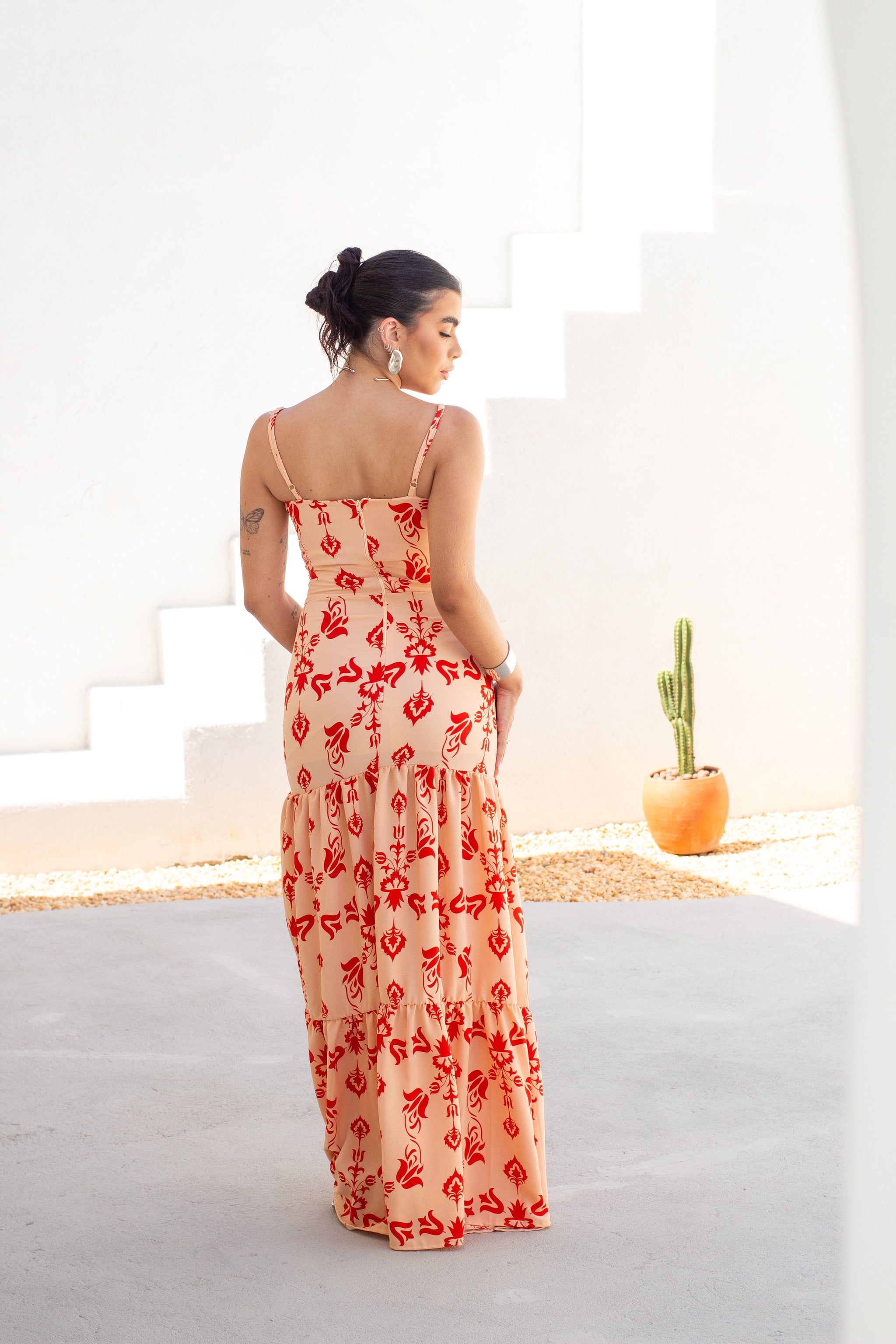 Vestido Longo em Crepe - Ref 2763
