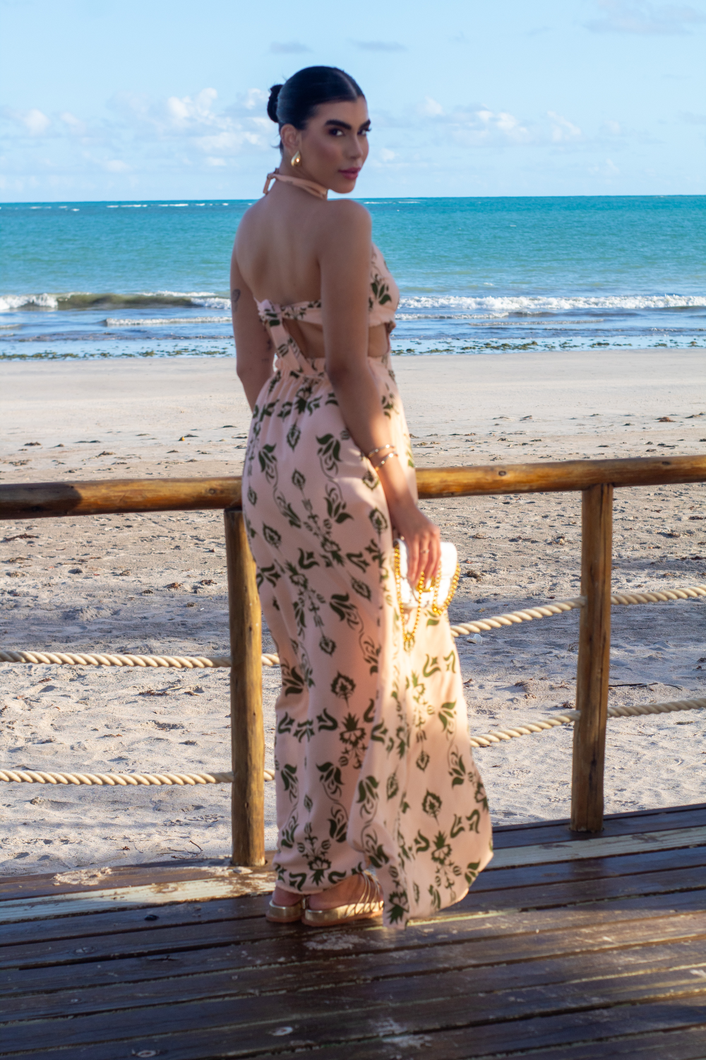 Vestido Longo em Crepe - Ref 2830