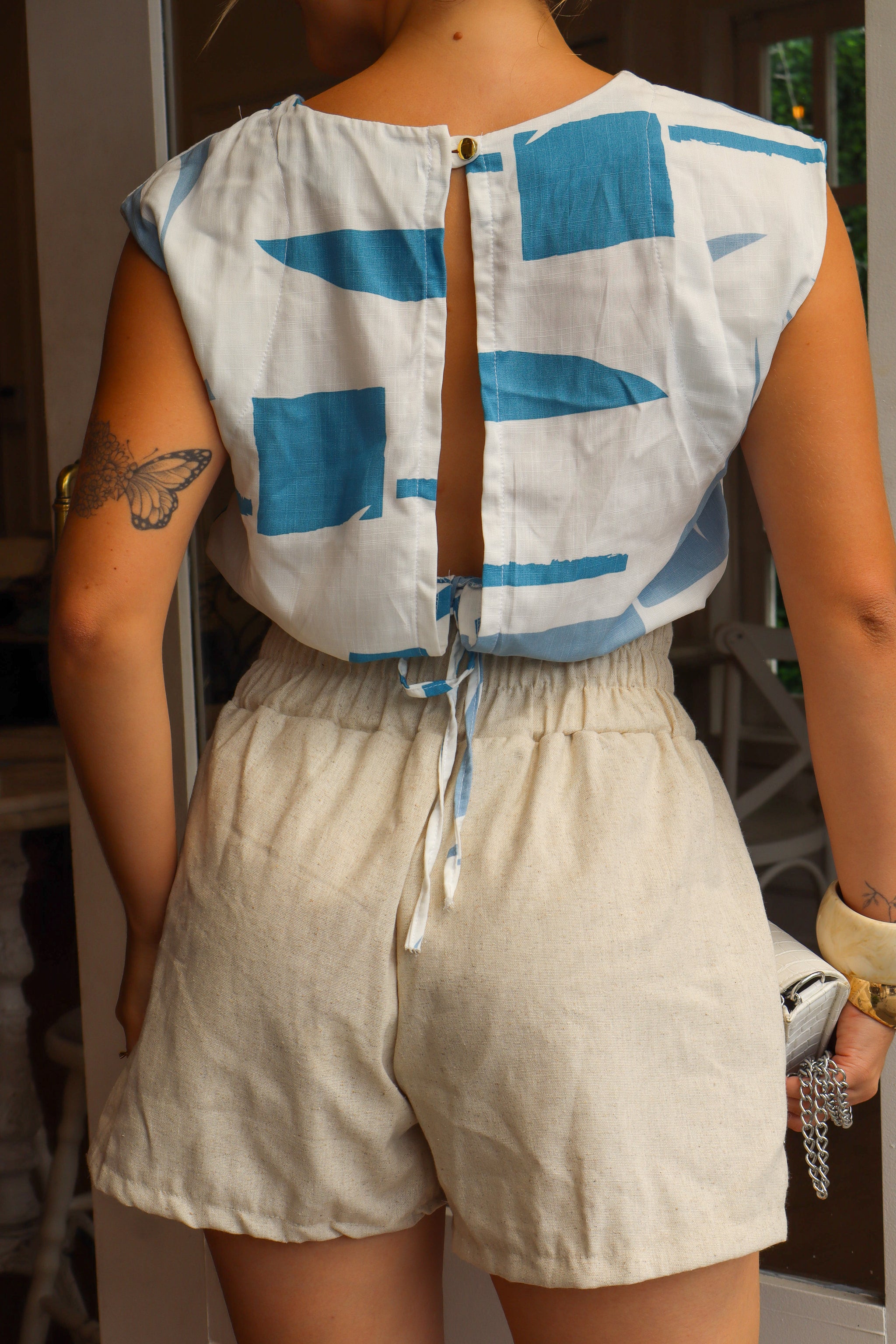 Shorts em Linho - Ref 5690