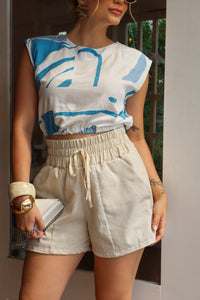 Shorts em Linho - Ref 5690