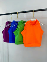 Cropped Canelado - Ref 4505