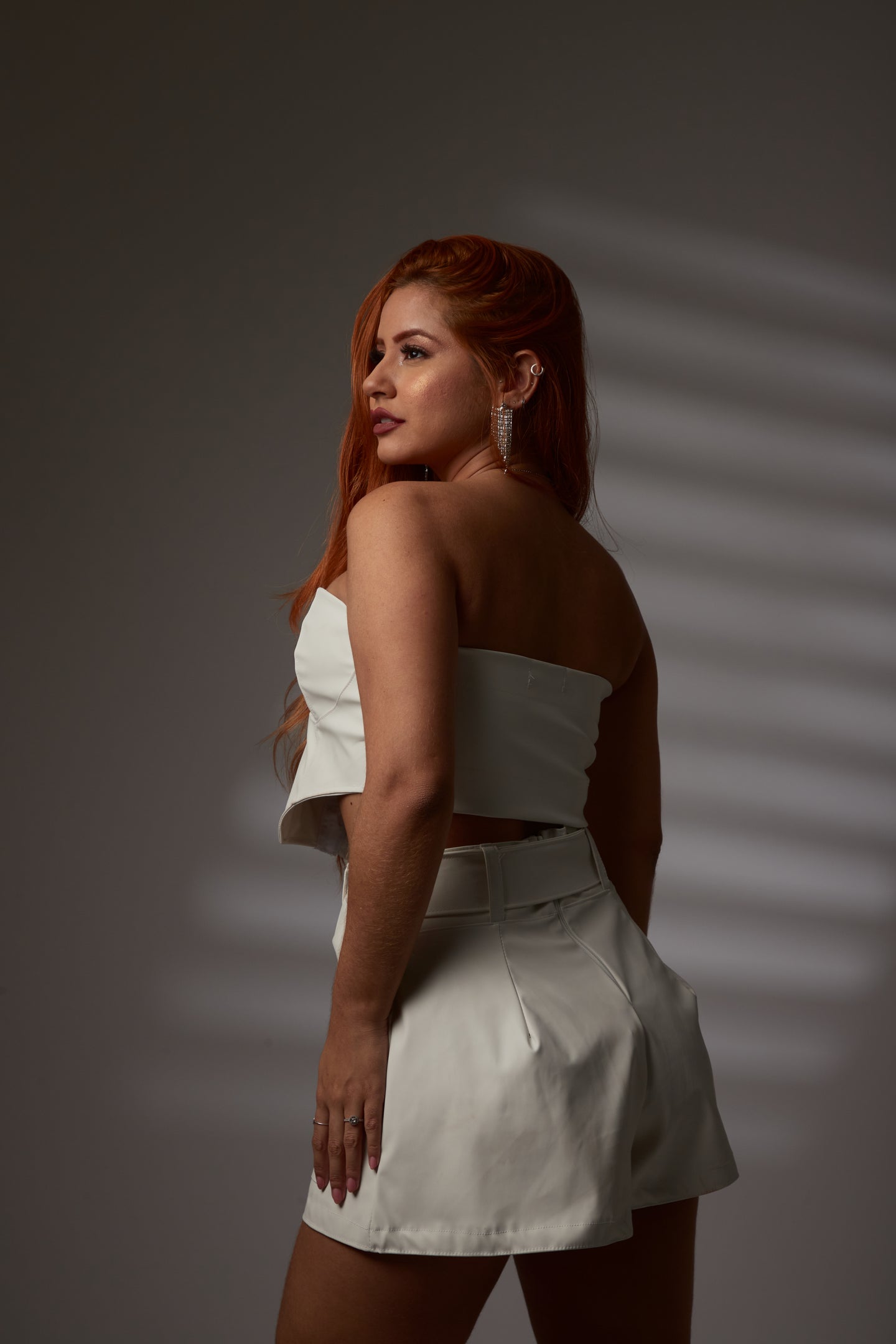 Corselet em Couro Fake - Ref 4537
