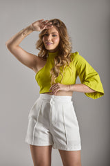 Cropped em Alfaiataria - Ref 45961
