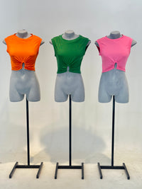 Cropped Canelado - Ref 4638