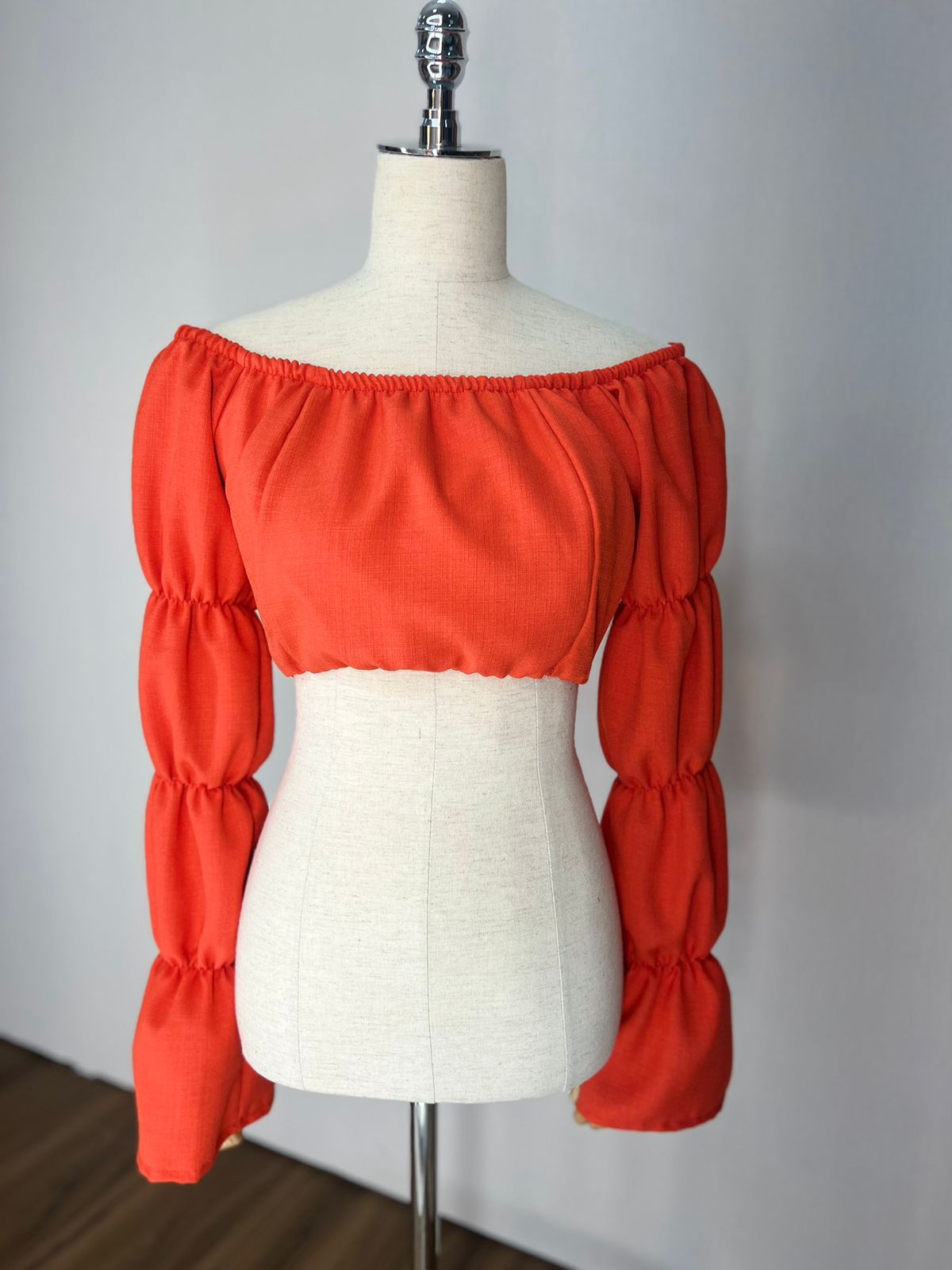 Cropped em Crepe Linho - Ref 4817