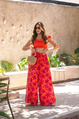 Calça Pantalona em Viscolinho - Ref 1512