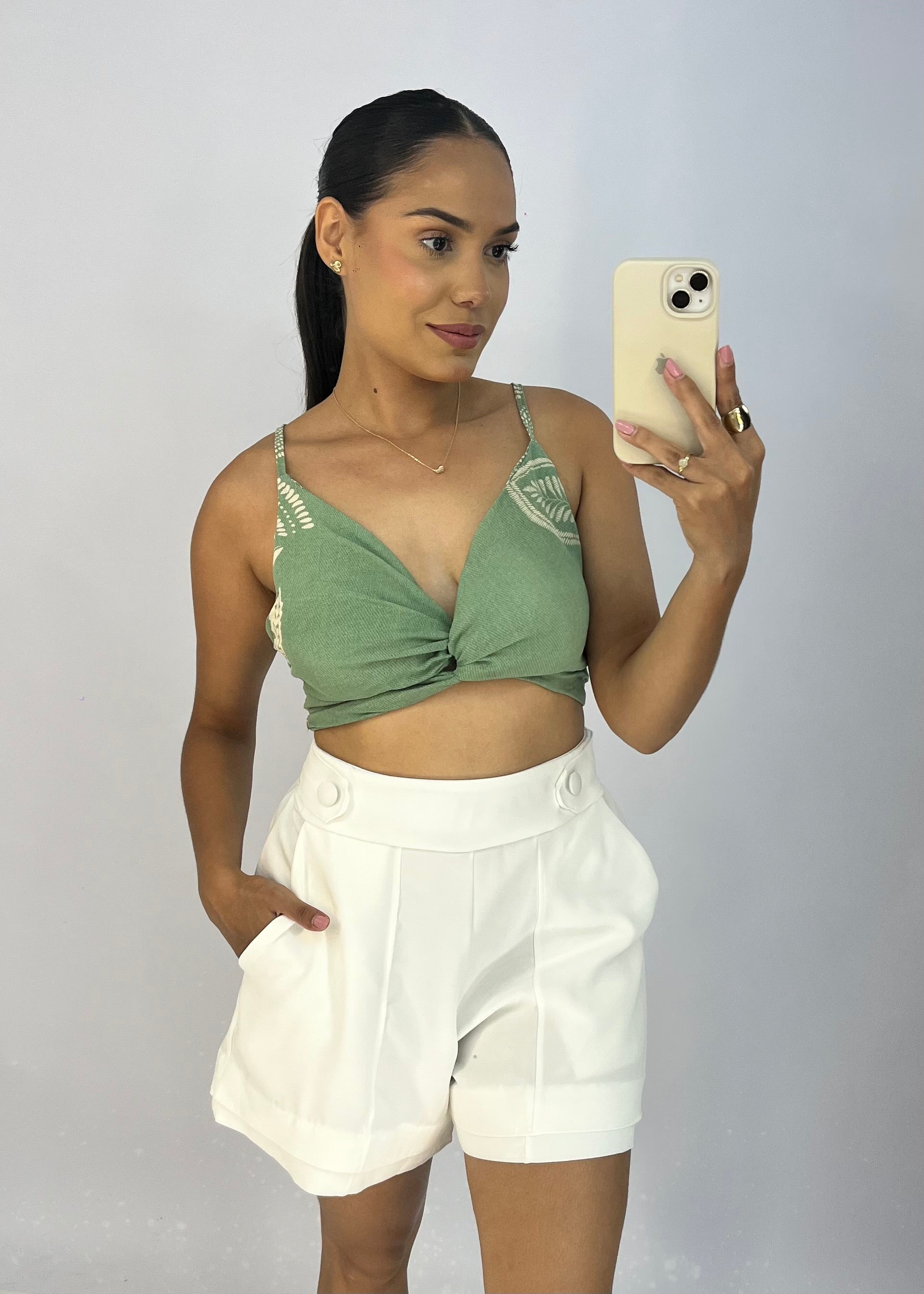 Cropped em Viscolinho - Ref 503