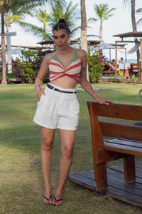 Cropped em Viscolinho - Ref 503
