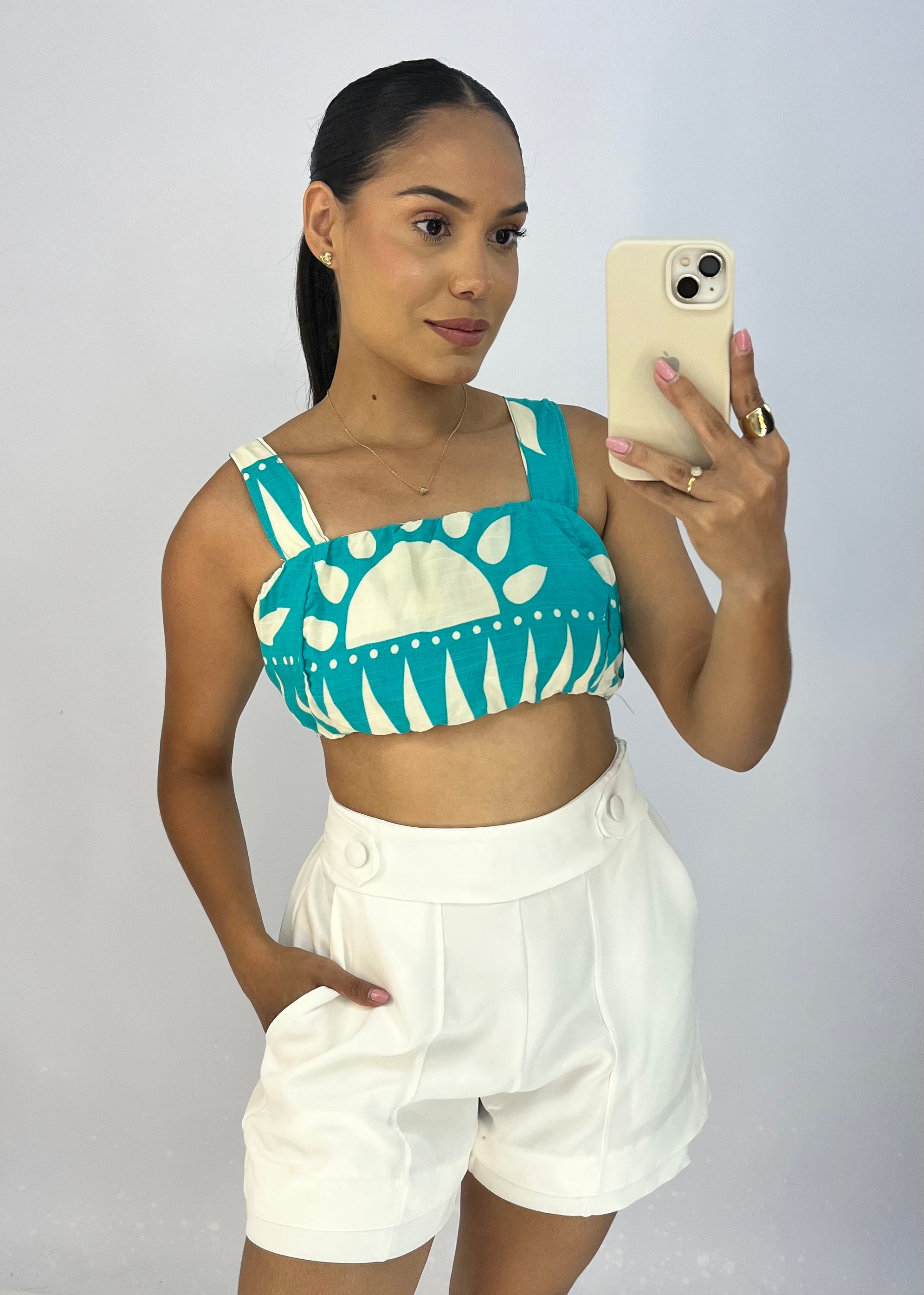 Cropped em Viscolinho - Ref 5048