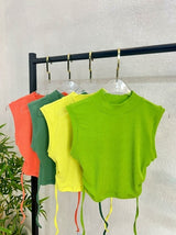 Cropped Canelado - Ref 5056