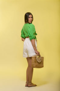 Cropped em Crepe - Ref 4832