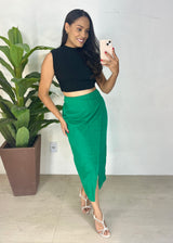 Saia Midi em Linho - Ref 5128