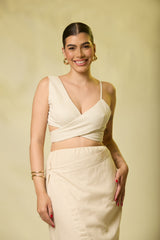Cropped em Linho - Ref 5177