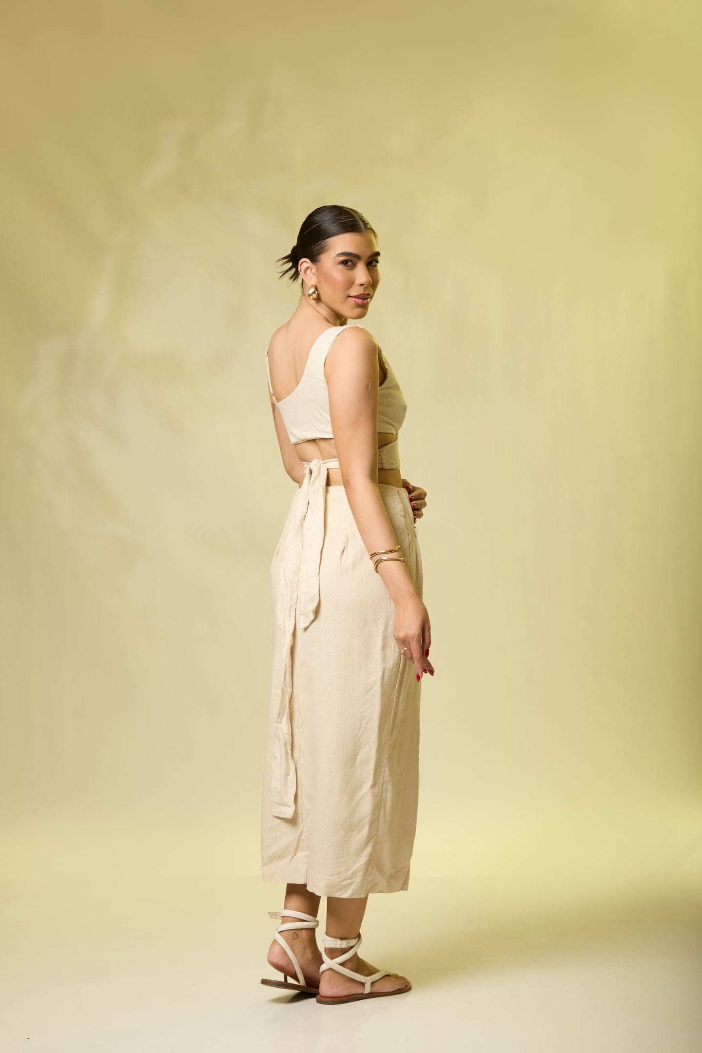 Cropped em Linho - Ref 5177