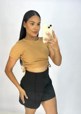 Cropped Canelado - Ref 4637