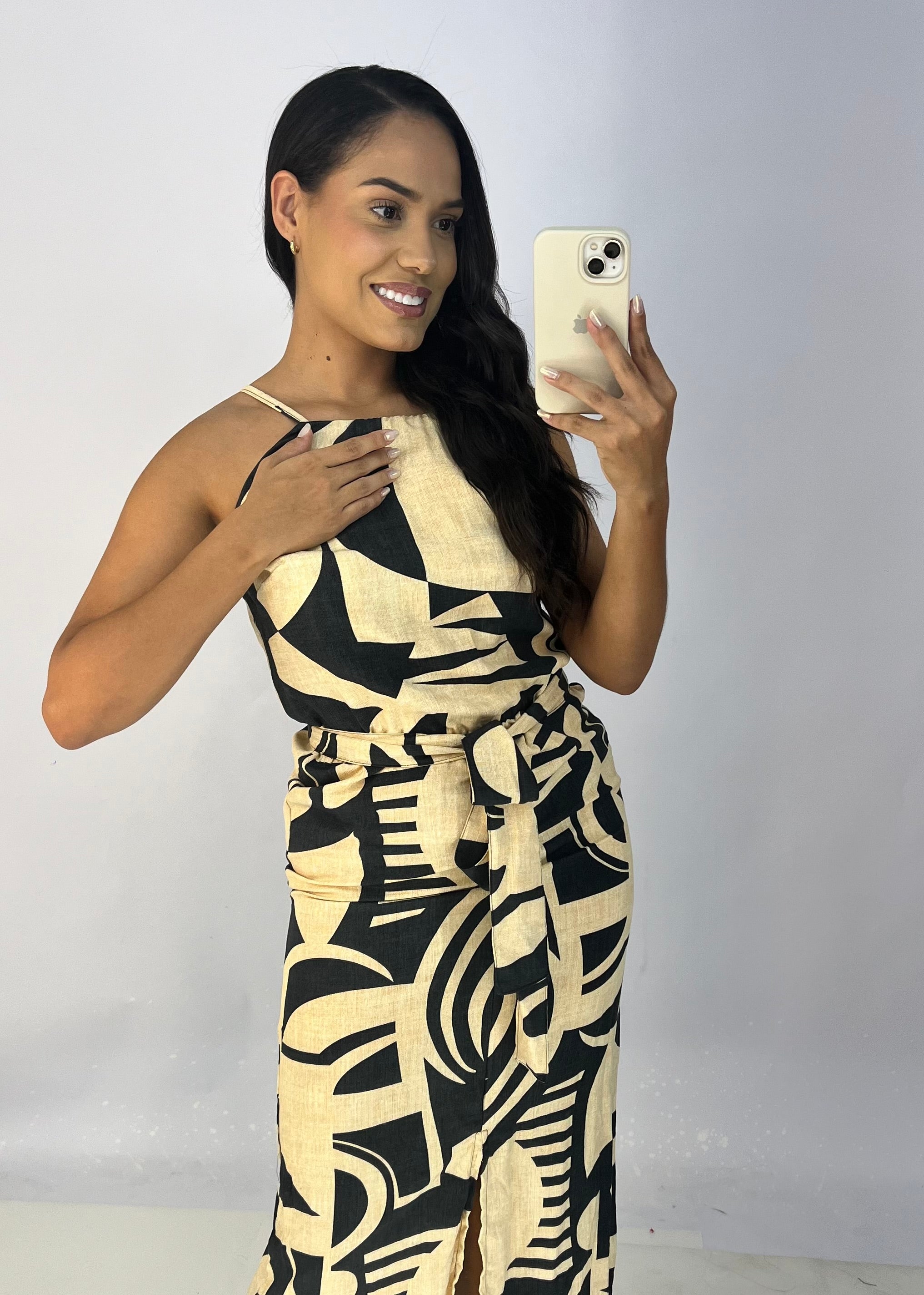 Vestido Longo em Viscolinho - Ref 5133