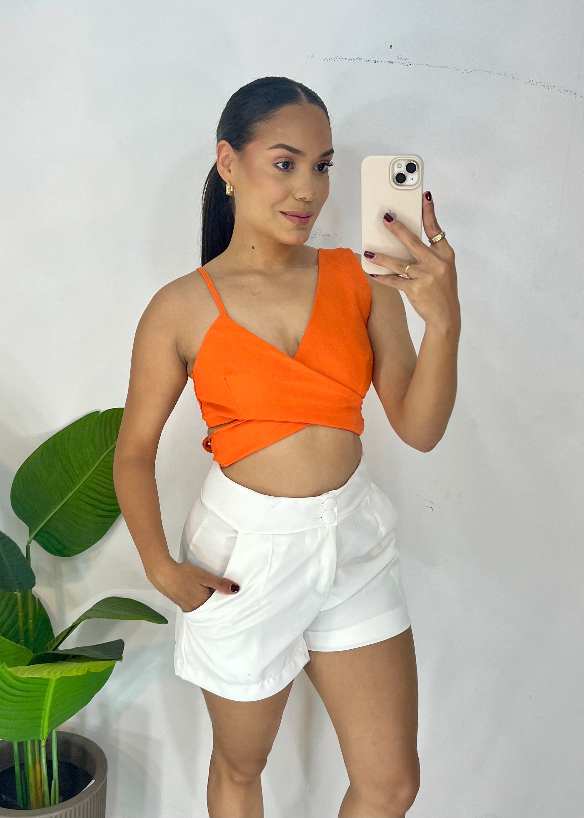 Cropped em Linho - Ref 5177