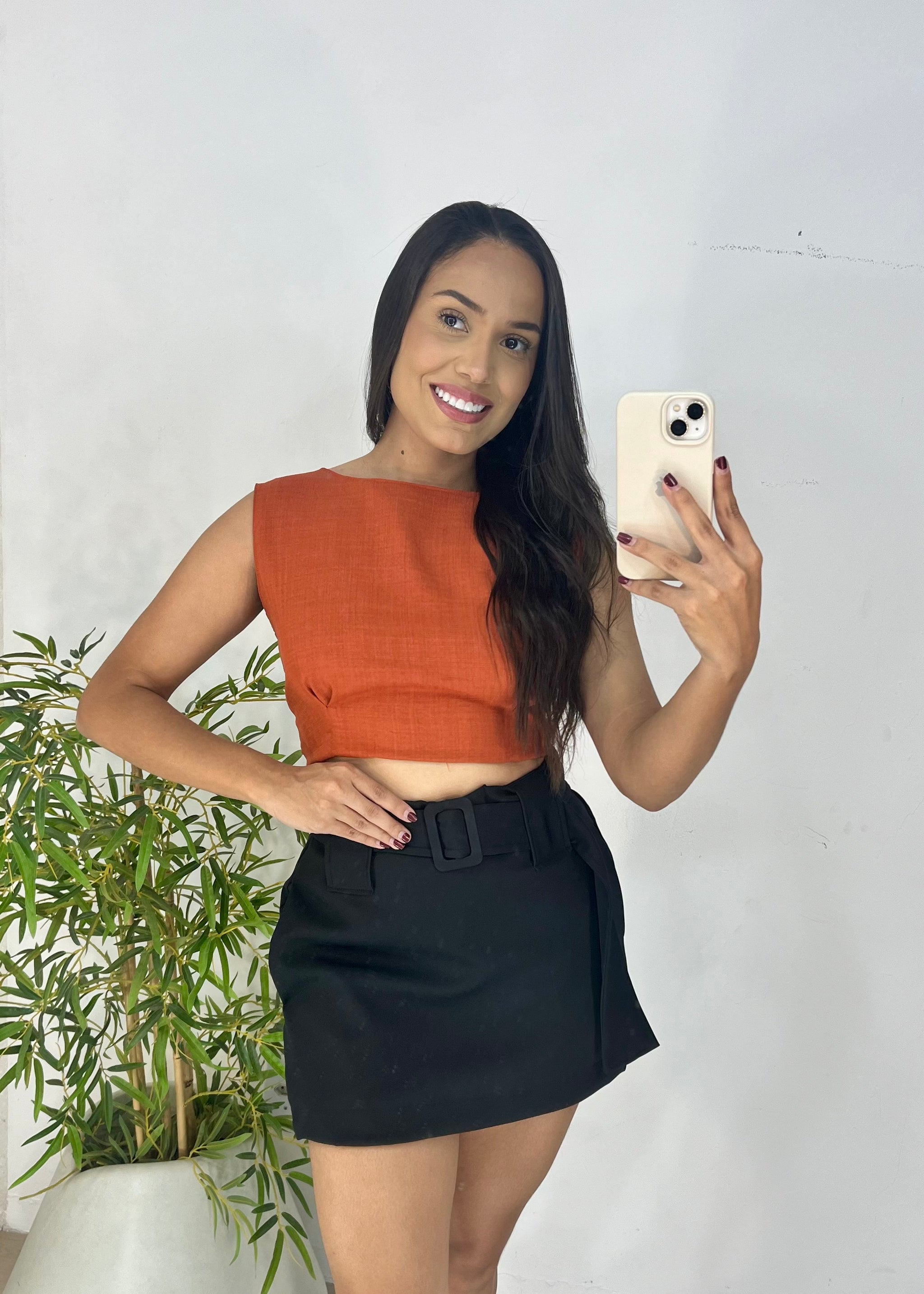 Cropped em Viscolinho - Ref 5440