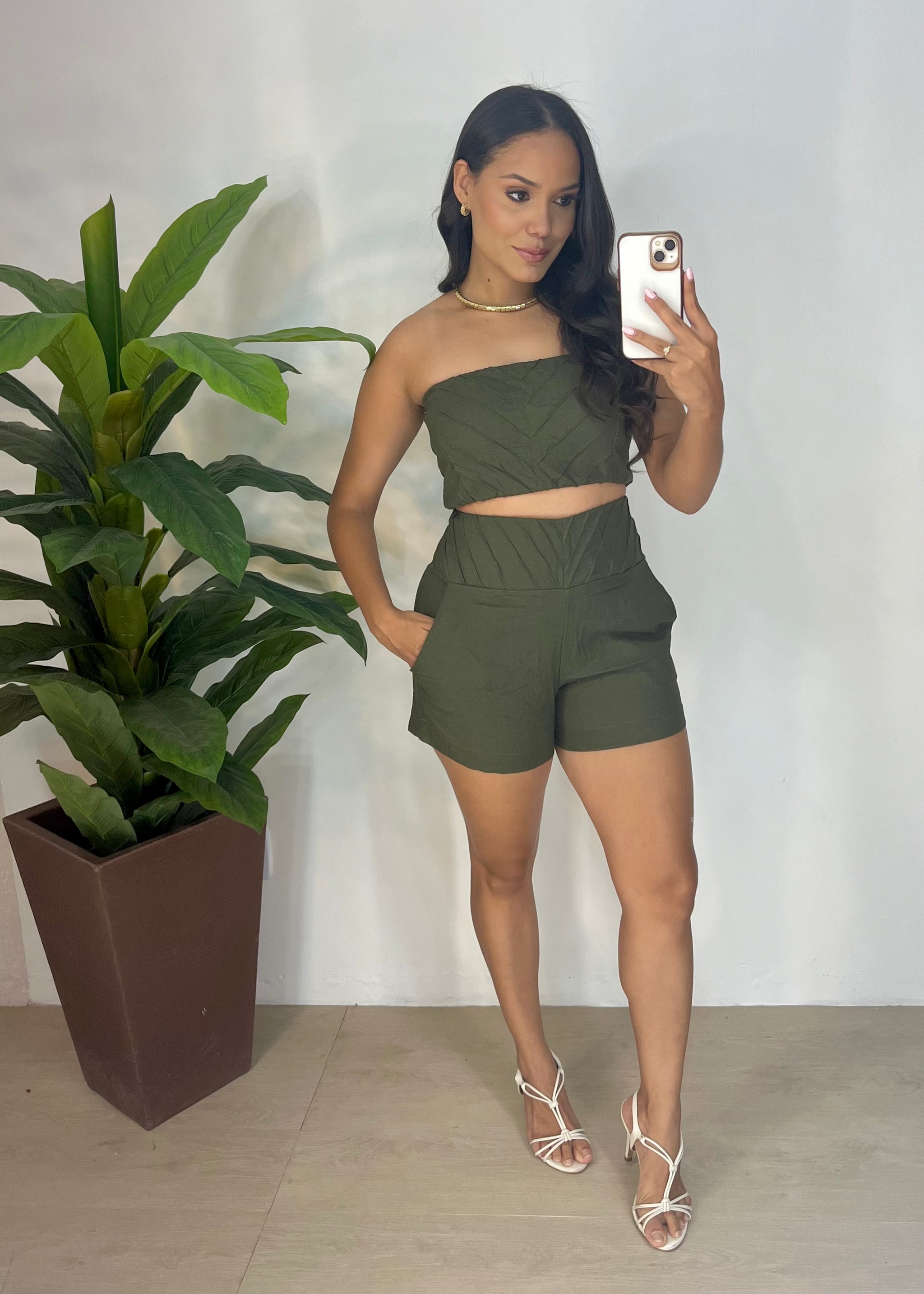 Cropped em Linho - Ref 5286
