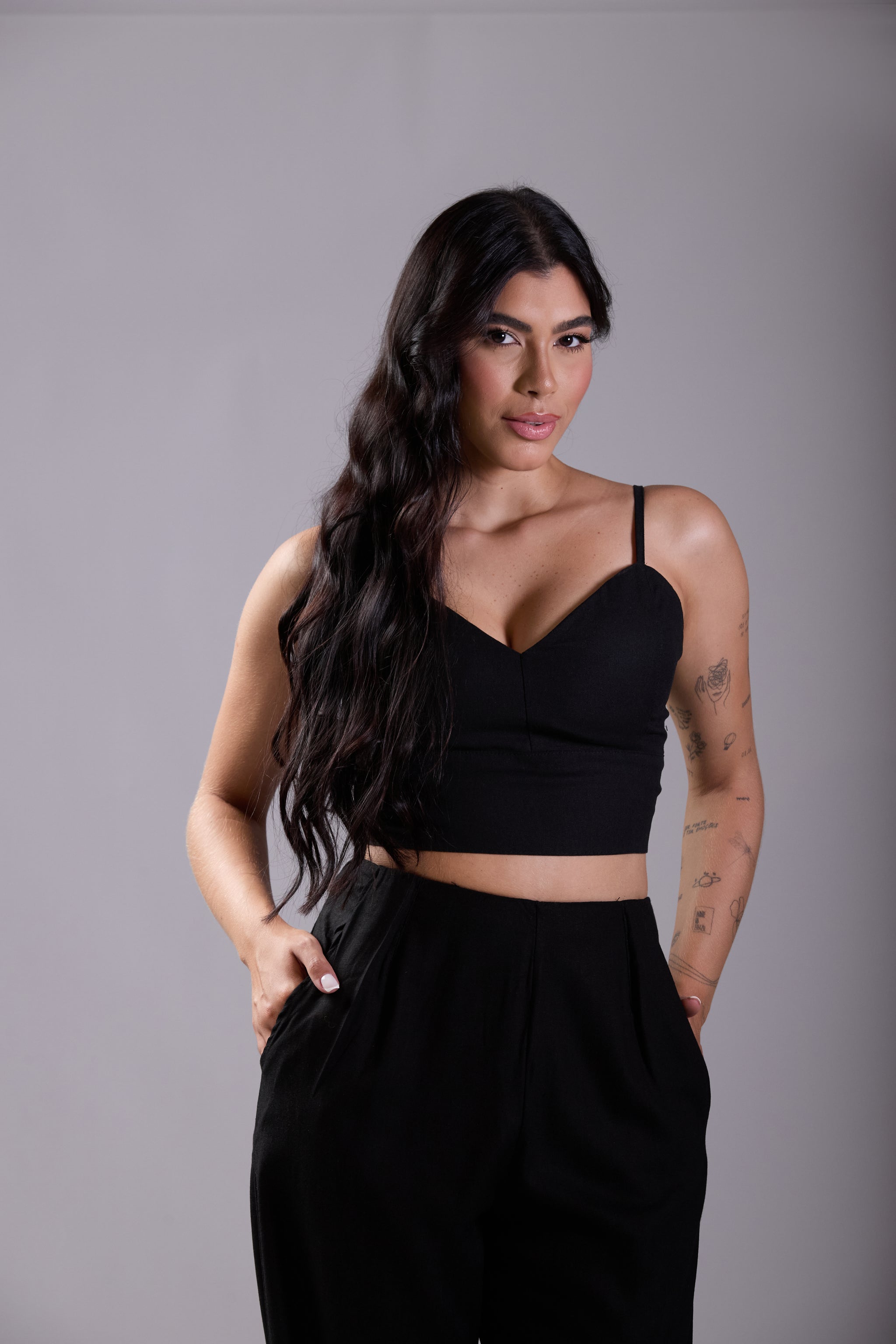 Cropped em Linho - Ref 5287