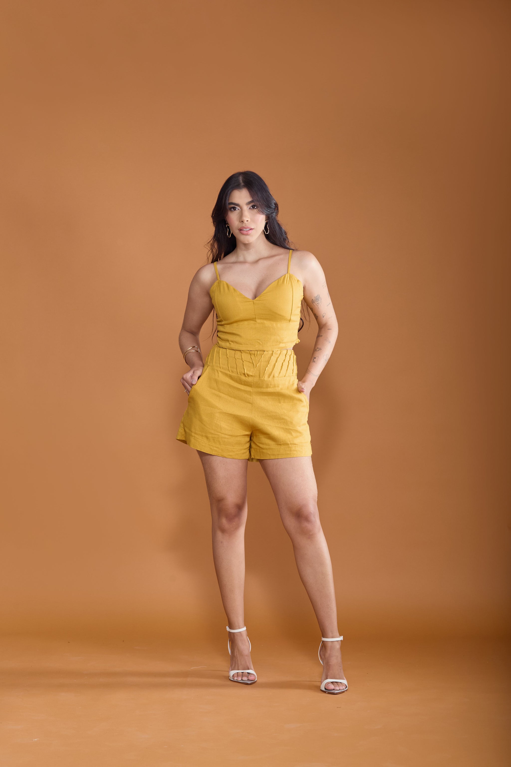 Cropped em Linho - Ref 5287