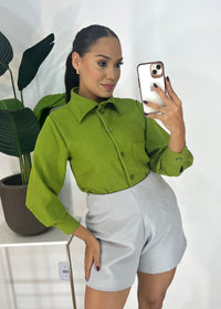 Camisa em Linho Rustico - Ref 5319