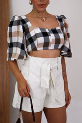 Short em Couro Fake - Ref 5333