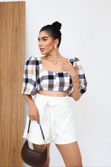 Short em Couro Fake - Ref 5333