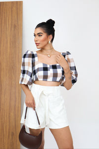 Short em Couro Fake - Ref 5333