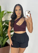 Cropped Canelado - Ref 10046