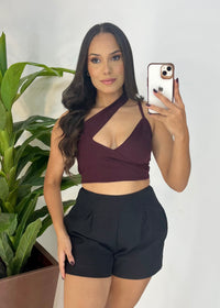 Cropped Canelado - Ref 10046