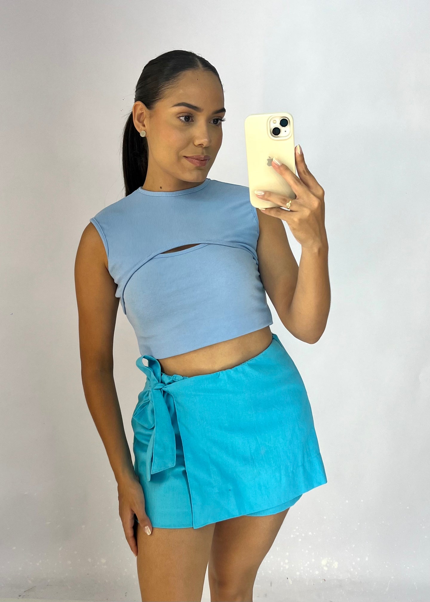 Short Saia em Linho - Ref 1533