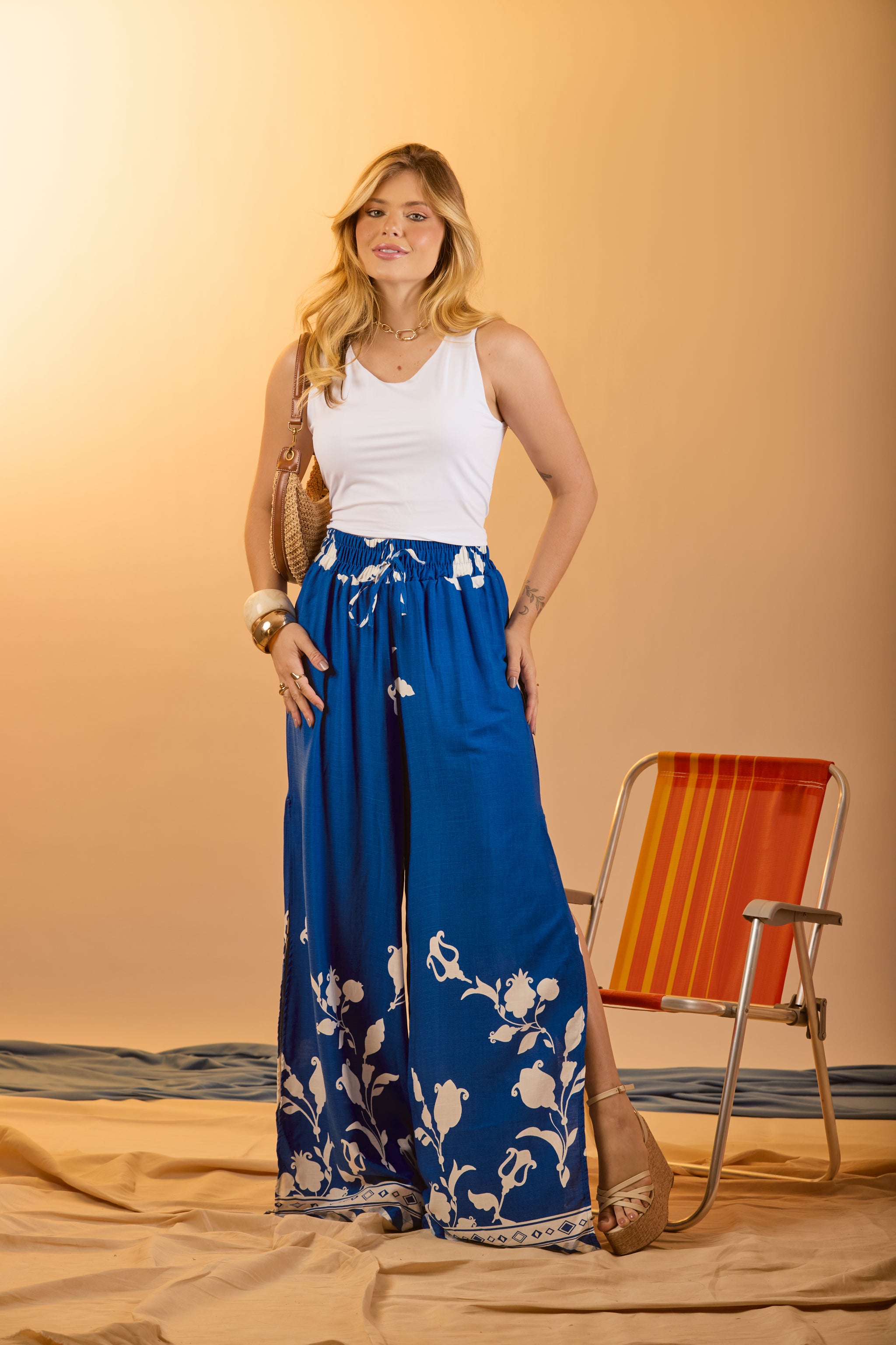 Calça Pantalona - Ref 1512