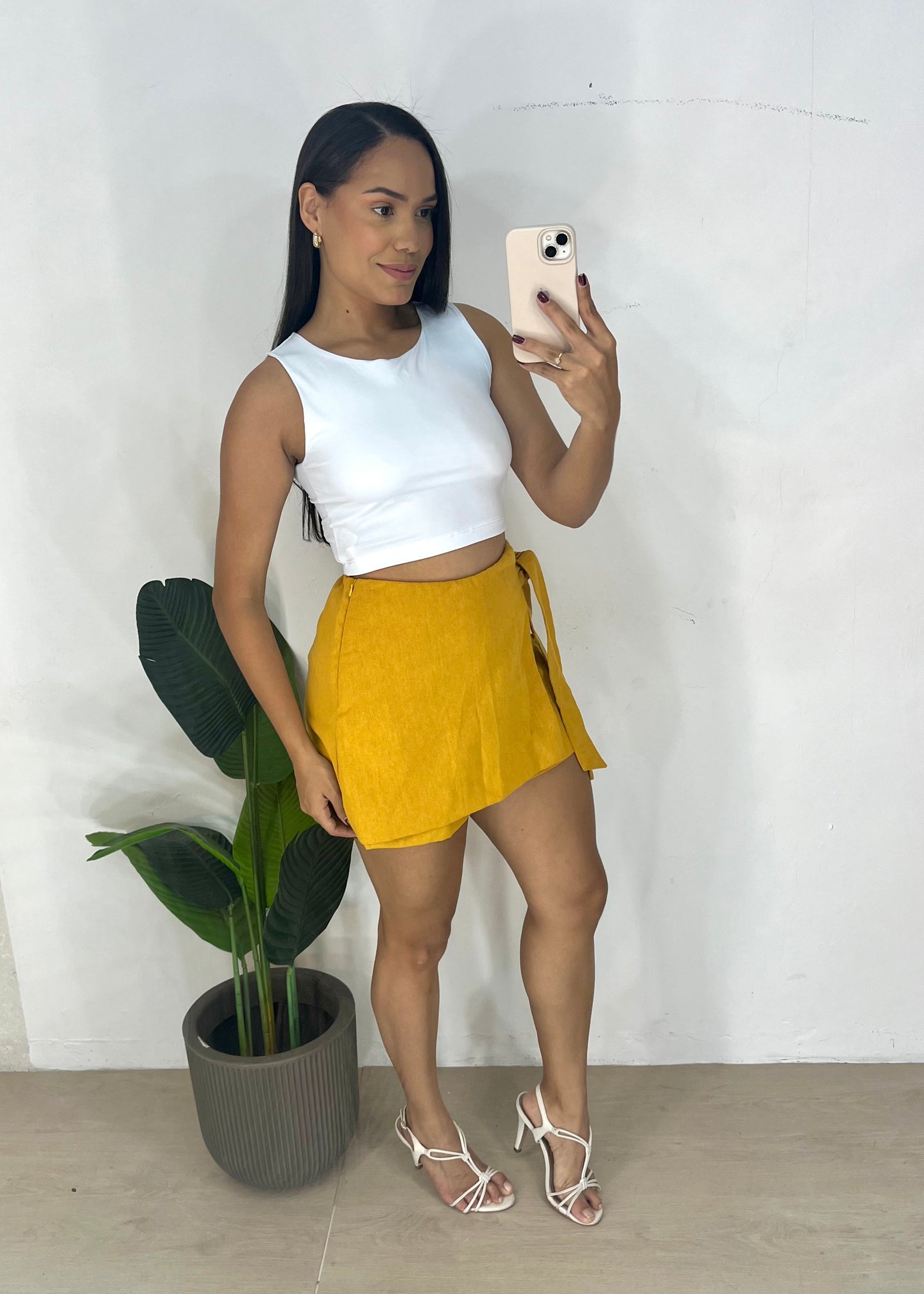 Short Saia em Linho - Ref 1533