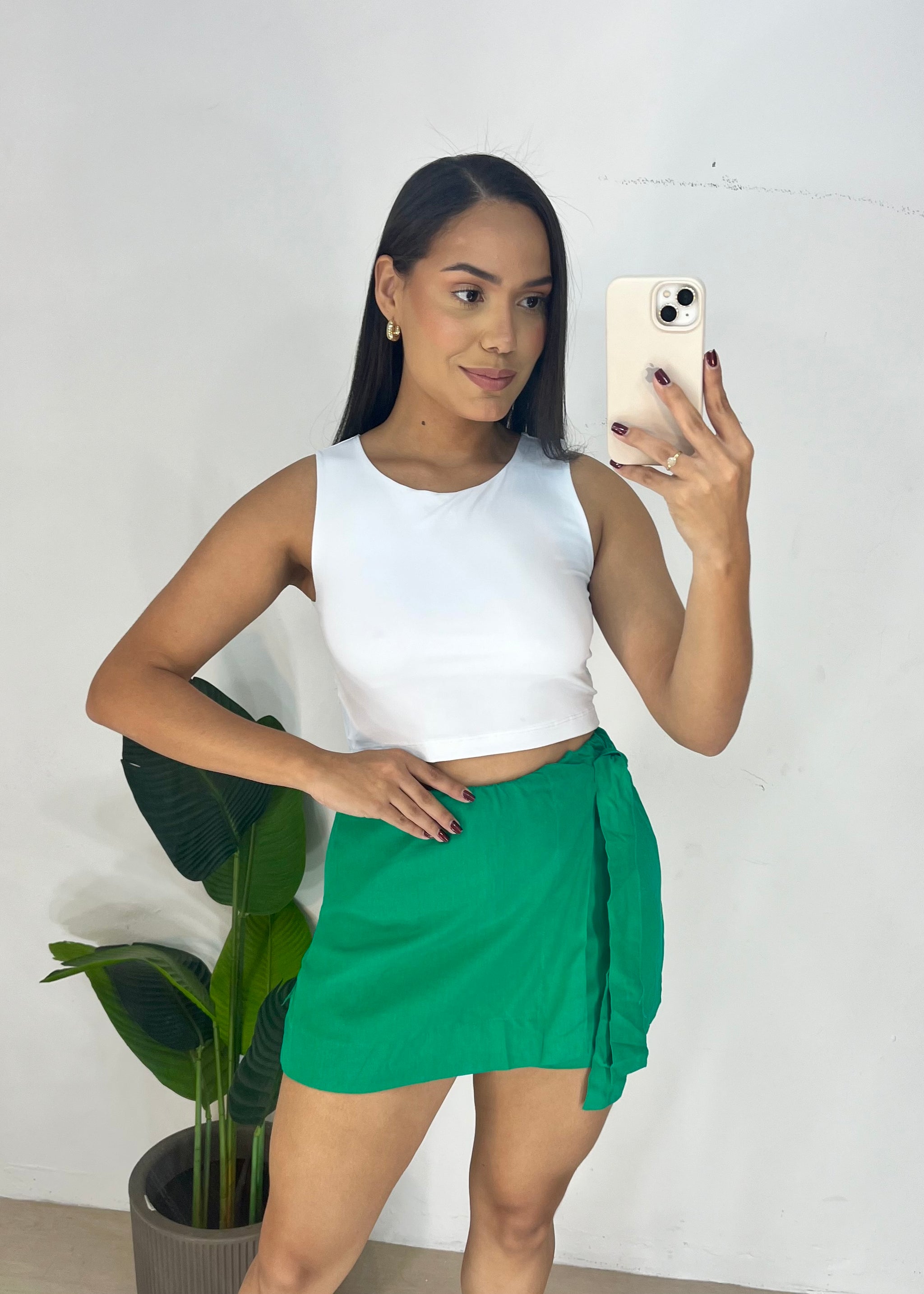 Short Saia em Linho - Ref 1533
