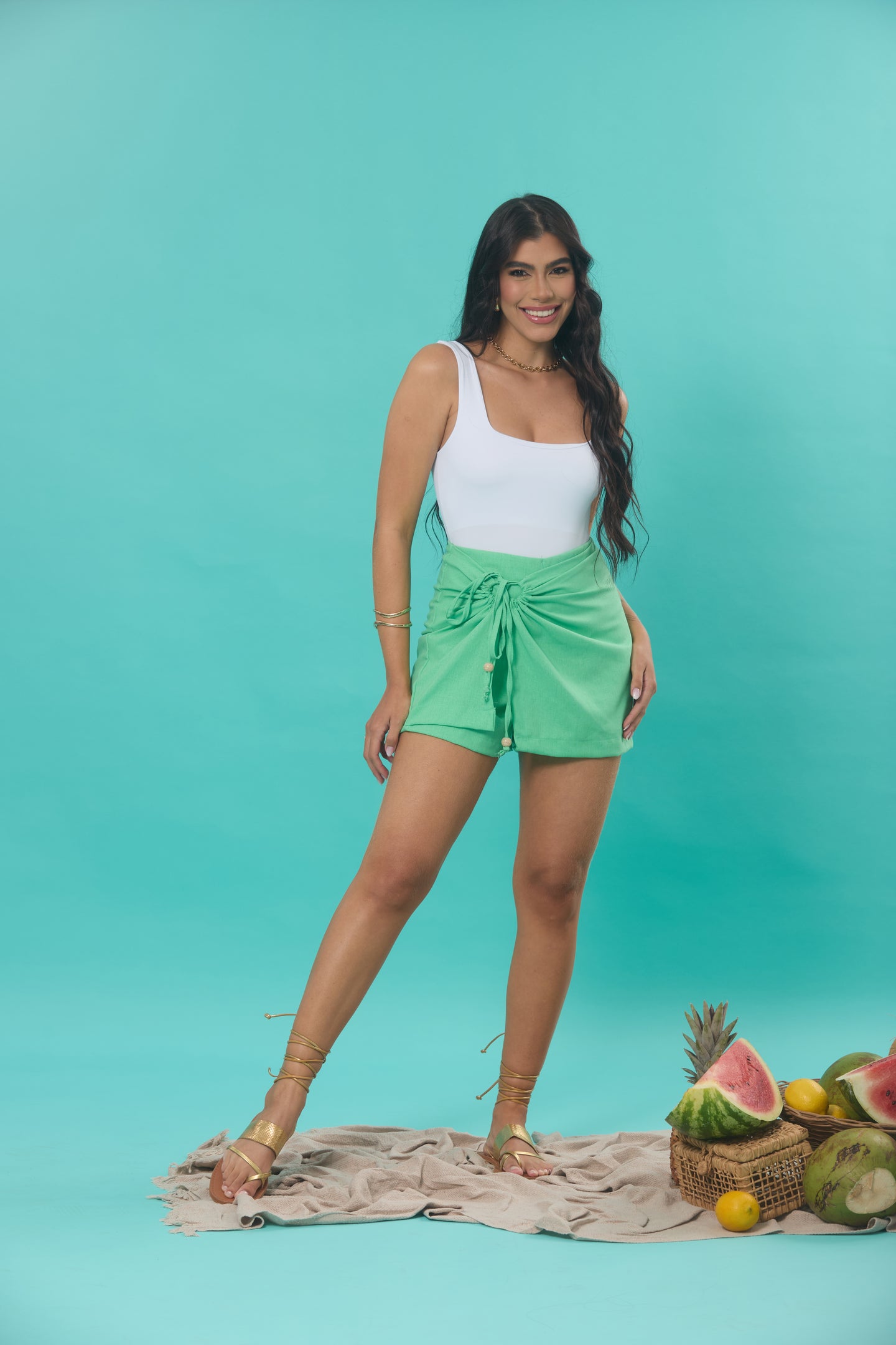 Short em Linho - Ref 5595