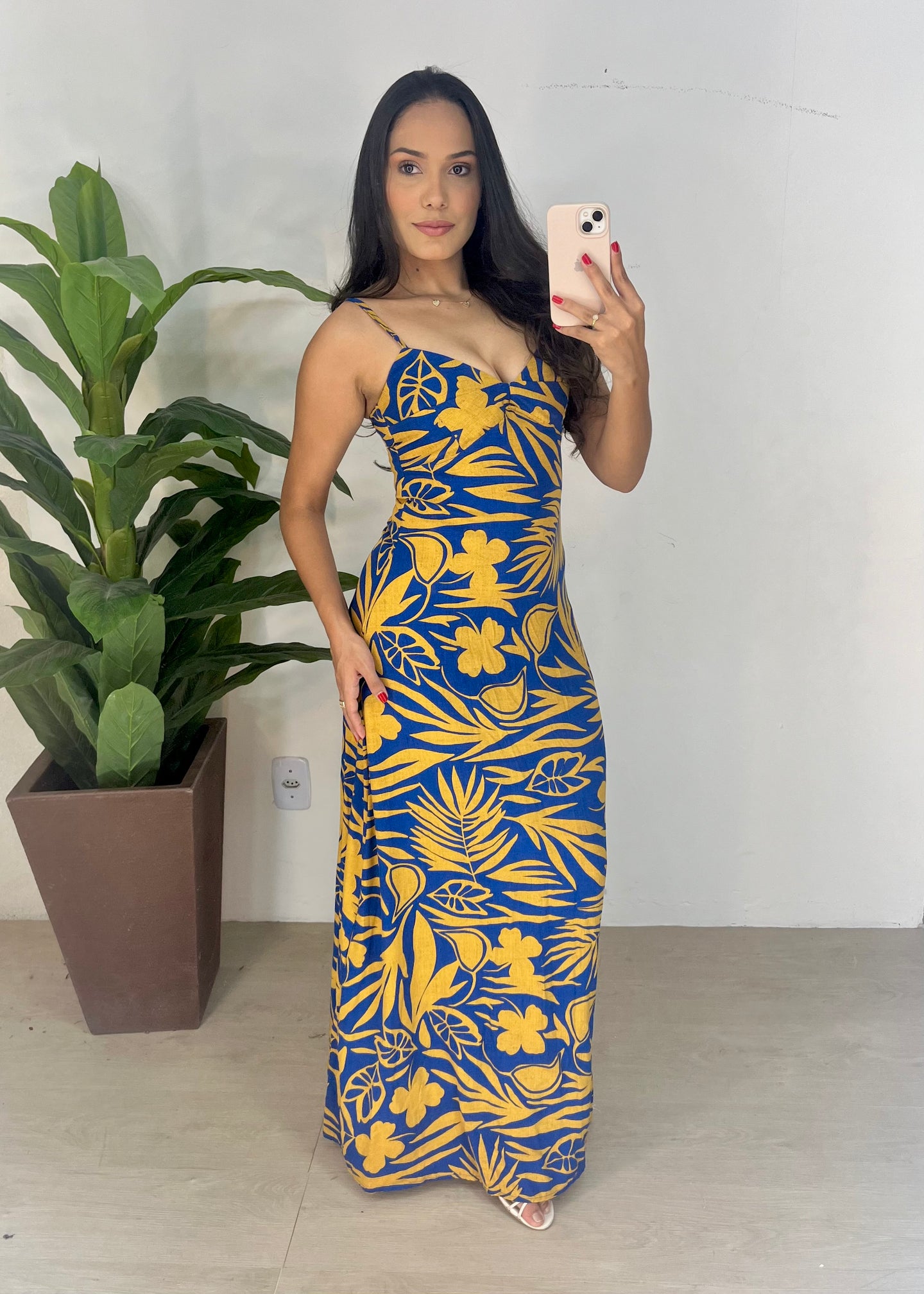 Vestido Longo em Viscolinho - Ref 5522