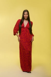 Vestido Longo em Viscolinho - Ref 5568