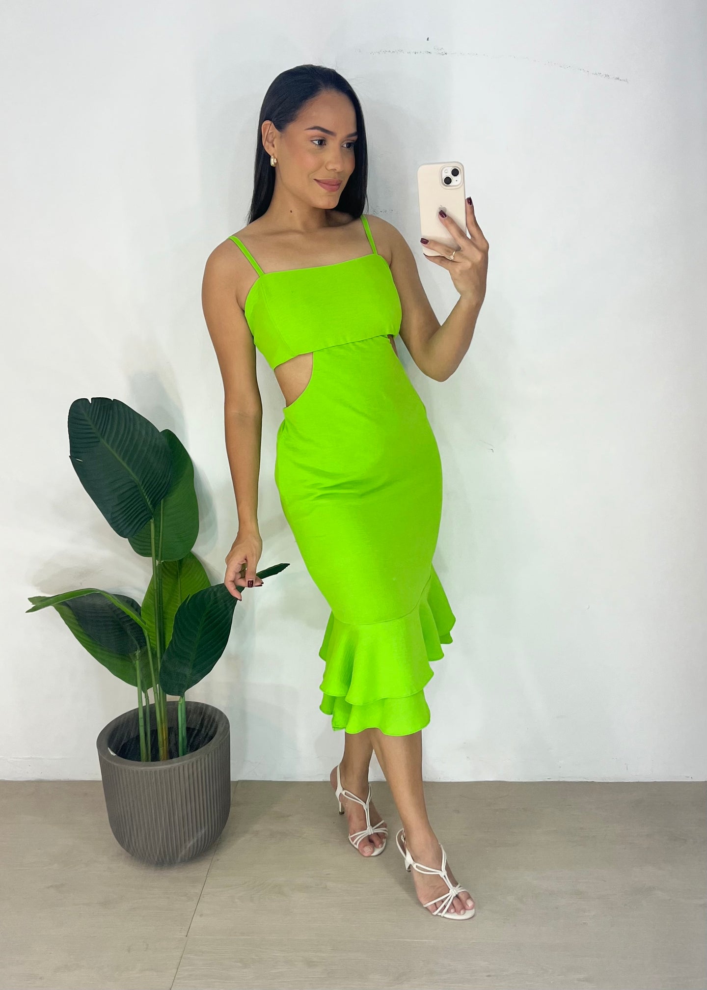 Vestido Midi em Air-Flow - Ref 5606