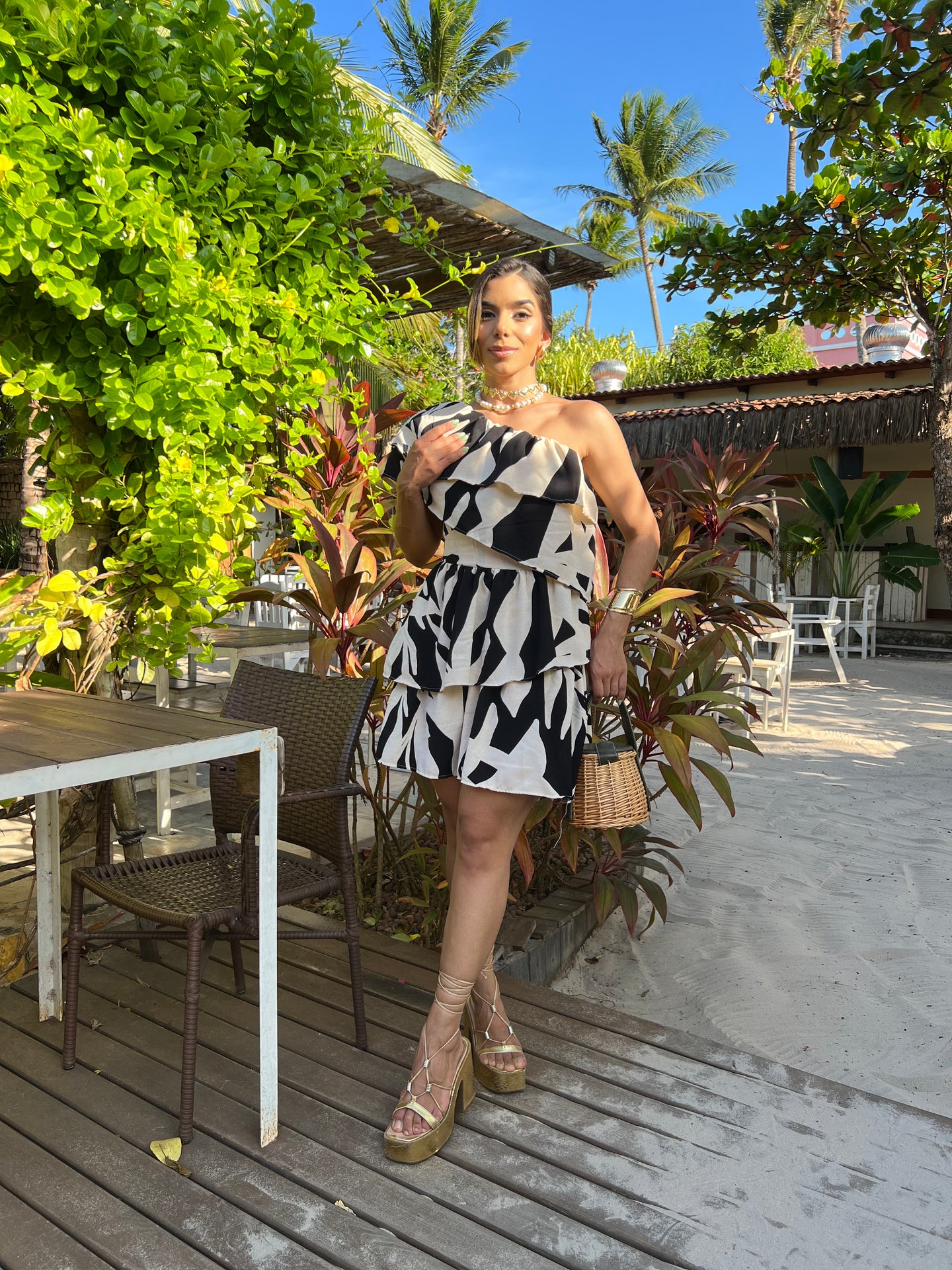 Vestido em Crepe - Ref 5653