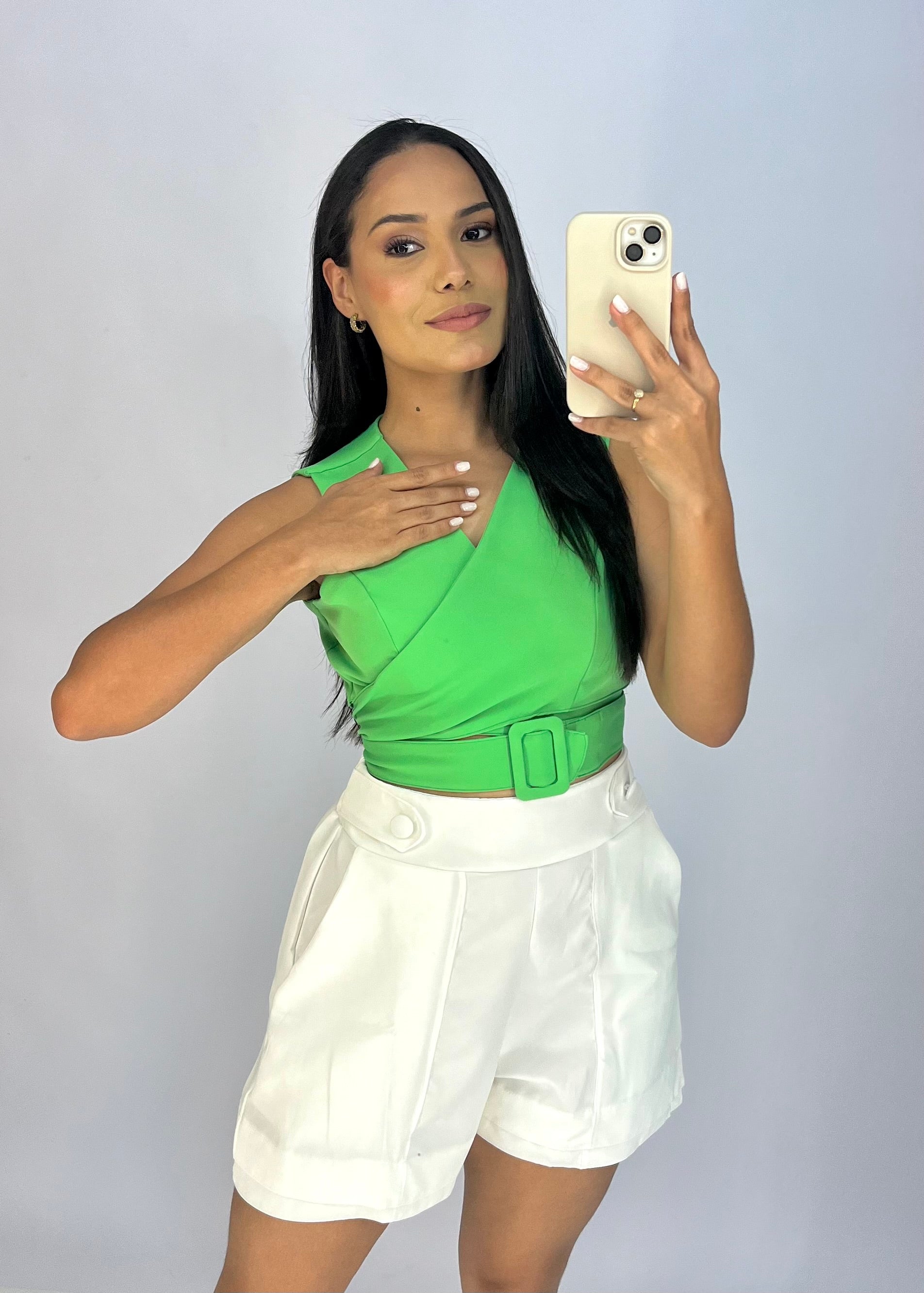 Cropped em Alfaiataria - Ref 5674
