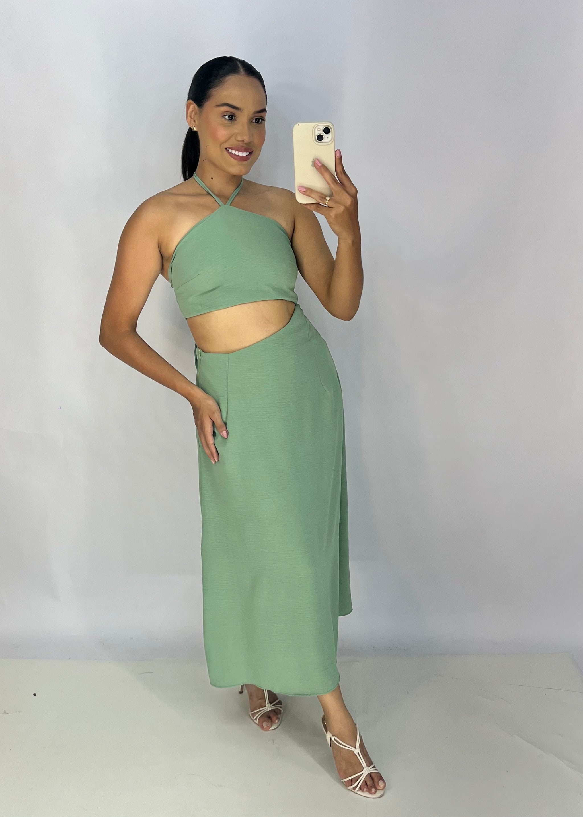 Vestido Midi em Air-flow - Ref 5709