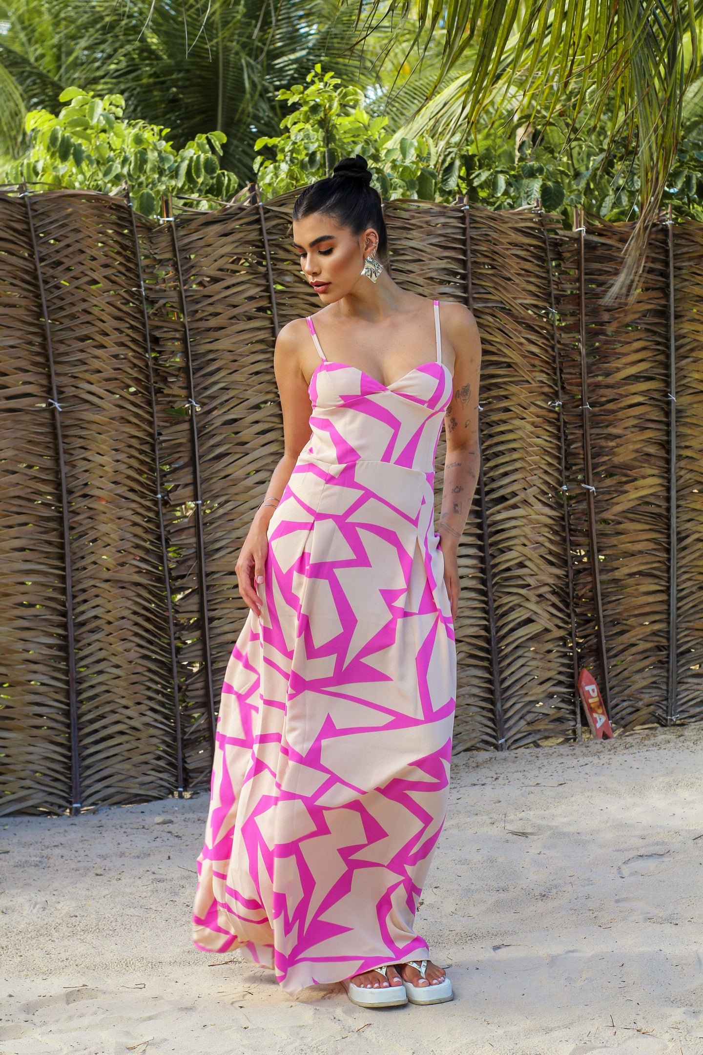 Vestido Longo em Crepe - Ref 5731